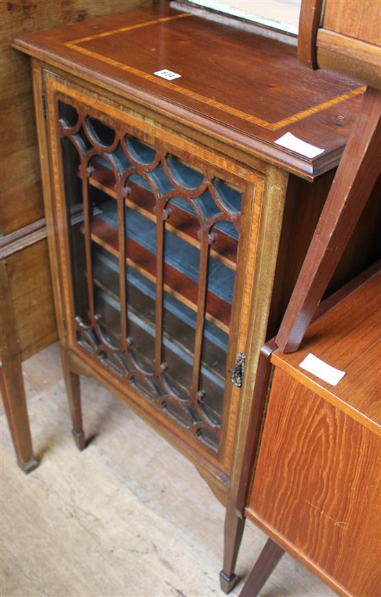 Edwardian mahogany music cabinet